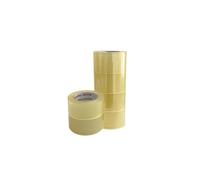 Homewise Clear Packing Tape 48mm x 150m - 6 Rolls Strong Heavy Duty Packaging Tape for Moving Boxes, Shipping, Storage & Parcel Sealing - Transparent Sticky Tape for Long-Term Secure Seals