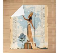 Homewish Ancient Egypt Flannel Blanket 30"x40" for Sofa