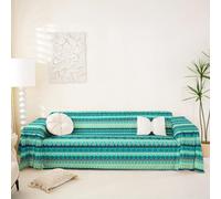 Homewish Aztec Couch Cover Bohemian Southwestern Sofa Slipcover for Couches and Sofas Rustic Farmhouse Couch Protector Country Tribal Arrows Mint Green Sofa Cover 231x381