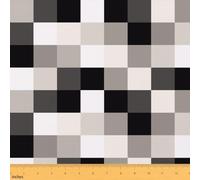 Homewish Black and White Stripe Fabric by The Yard