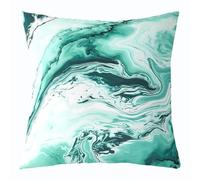 Homewish Blue Marble Vein Decorative Cushion Cover 60 x 60 cm