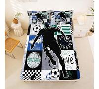 Homewish Football Fitted Sheet Single Bed (90x190cm)