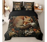 Homewish Forest Fox 7 Piece Single Duvet Cover Set