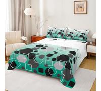 Homewish kids Hexagon Bed Sheet Set Double 4 Piece