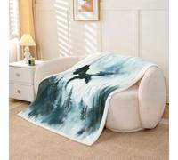 Homewish Misty Flying Dragon Fleece Blanket Twin 152x203cm