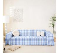 Homewish Plaid Couch Cover Buffalo Checks Pattern Sofa Slipcover 231x340 Retro Style Grid Couch Protector Lattice Sofa Protector
