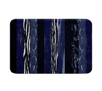 Homewish Zebra Cheetah Pattern Black Red Door Mat for Bedroom Leopard Print Stripes Bathroom Rug Non Slip Zebra Cheetah Wild Animal Skin Bath Mat - Warm Soft Bedclothes Entrance Rug 20"x32"