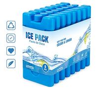 Homewit Ice Packs for Cool Box 210 ML - Set of 8 Freezer Blocks for Cool Bag, Slim and Lightweight Design, Reusable Freezer Packs, Blue