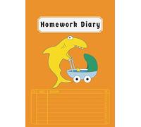 Homework Diary: For School and Kids | Homework Planner | 2020-2021 | Back to School Notebooks A4 | 5 Day Week | 100 Pages | Orange