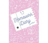 Homework Diary: Pink two page weekly planner for college or school | Track subjects, description and due date | Great way for students to get organised