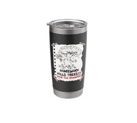 Homework Kills Trees First Last Day of School Students Joke Stainless Steel Insulated Tumbler