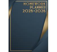 Homework Planner 2025-2026: Homeschool Tracker for Parents & Students | Academic Year Organizer with Period Tracker, Extracurricular Schedule & Time Management Tools