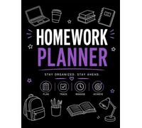 Homework Planner: Daily Student Organizer for Assignments and Deadlines: Stay focused and manage your tasks with a simple undated system