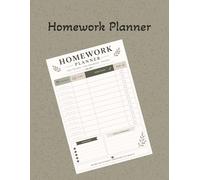 Homework Planner: Homework organization for middle school, high school, and adult learners. (Planning Checklist Books Series by Copper and Craft)