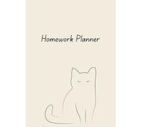 Homework Planner: Undated Weekly Assignment Tracker and Academic Class Log Book Student Agenda Checklist for Middle School, High School, and College (8.5 x 11 Inches)