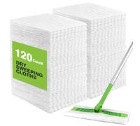 HOMEXCEL 120 Count Dry Sweeping Cloths Pads Compatible with Flash Speedmop