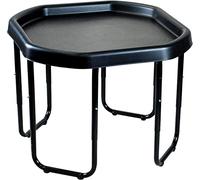 HomeXpress Black Mixing Tuff Tray 70cm Diameter AND Height Adjustable Stand - For Fun & Messy Play Sand, Water & Glitter (70cm, Tray & Stand)