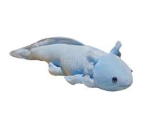 HOMEXYLYL Axolotl Stuffed Animal, Cute Plushie Soft Kawaii Plush Pillow Salamander Unique Gift for Birthday Christmas Boy Girl Kids Adults(Blue,45cm/17.7 inches)