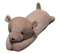 HOMEXYLYL Cartoon Animal Long Pillow, Cute Body Pillow Giant Sleeping Huggable Plush Sofa Gift Birthday Decor Kids Adults Girls Boys(Bear,120cm/47.2in)