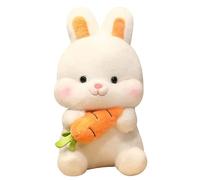 HOMEXYLYL Cartoon Rabbit Plush, Cute Stuffed Animal Carrot Birthday Christmas Easter Gift Kids Girls Boys Home Decor(38cm/15.0in)