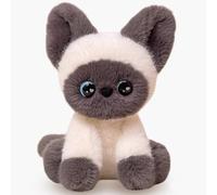 HOMEXYLYL Cat Plush, Kawaii Kitten Stuffed Animal Soft Cuddly Huggable Birthday For Little Girls