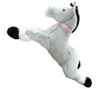 HOMEXYLYL Horse Stuffed Animal, Plush Toy Large Horse Pillow Kids Adults horse stuffy Soft Cuddly Stuffed Decor Birthday Grey,110-120cm (43.3 In)