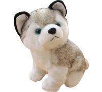 HOMEXYLYL Husky Stuffed Animal, Cute Siberian Puppy Chibi Plush Fluffy Soft Pile Dog for stuffed dog Kids Birthday Christmas Boy Girl Adult Gift(18cm/7 inches)