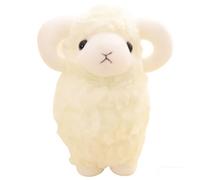 HOMEXYLYL Lamb Plush, Cuddly Stuffed Animal with Adorable Fluffy Look Huggable Soft for Kids as Birthday or Party Gift(White,35cm/13.7in)