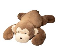 HOMEXYLYL Large Monkey Stuffed Animal, Soft Plush Toy for Boys and Girls Huggable Big Stuffed Monkey Pillow for Bed Sofa Decor Kids Gifts(Monkey,90cm/35.4in)