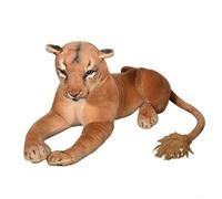 HOMEXYLYL Lion Plush, Realistic Stuffed Animal Soft Cuddly Wild Animal Gift For Kids Adults Christmas Birthday Home Decor(Lioness,47cm/18.5in)