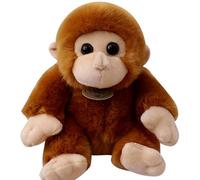 HOMEXYLYL Monkey Stuffed Animal, Realistic Soft Plush Monkey Toy Cute Jungle Animal Buddy for Birthday Christmas Adorable Gift for Kids(23cm/9”)
