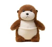 HOMEXYLYL Otter Plush, Brown Otter Stuffed Animals Cute And Soft Toy 23cm And 30cm For Children & Adults Christmas Birthday Gift(23cm)