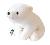 HOMEXYLYL Panda Plush, Cuddly Lying Down Stuffed Animal Cute Soft Pillow Gift For Babies Kids On Christmas Birthday Home Decor(Polarbear,30cm/11.8in)