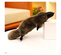 HOMEXYLYL Platypus Stuffed Animal, Realistic Adorable Duck-Billed Platypus Plush Soft Huggable Birthday Christmas Girl Kids Adult Gift Lovers(Brown,35cm/13.7 inches)