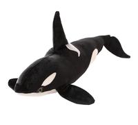 HOMEXYLYL Realistic Orca Whale Plush Pillow, Big Sea Wild Stuffed Animal, Sofa Cushion, Home Bed Decor, for Kids Adults(50cm/20in)