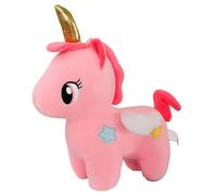 HOMEXYLYL Unicorn Stuffed Animal, Kawaii Plush Glitter Horn Soft Wings Cuddly Emotional Support Toy Kids Birthday Girls Boys Adults(Pink,10cm/3.94in)