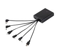 HOMEYUER External Power Supply Box with six Kind Jacks and ON/Off Switch for Various DC Equipment,Like Some Kinds Safe Box,Electronic Cabinet Lock,Toys,LED Lighting and so on.Output DC 6V