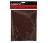 HomeZone 10 Grit Large (28L x 23W) Size Sheets Sandpaper Assorted Grades for Sanding Wood,Furniture,Metal,Plaster For Home Improvement, Decorating & More -Fine, Medium, Coarse