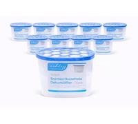 HomeZone 10 Pack 500ml Ocean Scented Disposable Dehumidifier - Versatile Dehumidifier For Bedroom Livingroom Kitchen - Effective Damp Absorber Condensation Absorbers - Damp Traps Multipack For Homes