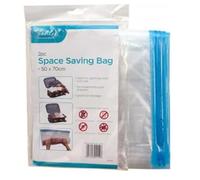 HomeZone 2 Pack Extra Large Travel Vacuum Bags 50cm X 70cm Space Saving Suitcase Compression Bags For Clothes Air Sucker Vacuum Bag Travel Accessories Compression Storage Bag