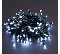 HomeZone 23m Bright White Battery Operated Christmas Lights - 300 LED Fairy String Lights with Timer & 8 Modes - Durable Indoor Outdoor Xmas Tree Lighting for Windows, Gardens & Festive Décor