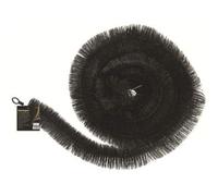 Homezone 5 x 4m Gutter Brush Guard Filter Drain Guard Gutter Brush Pipe Cleaner Guttering Outdoor Garden Black Downpipe Leaves Brush Cleaner Leaf Cleaning Guards