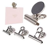Homezone 5pc Strong Fridge Magnets Crocodile Clips, Perfect Strong Magnet Paper Clips Scratch-Resistant Magnets Whiteboard Magnets for Home Office School Stationery