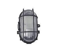 HomeZone 60w Heavy Duty Bulkhead Lamp Outdoor Wall Mounted Light Weather Proof Heat Resistant Bright Lighting Garden Shed Fence Wall (x 1)