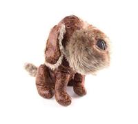 HomeZone® Novelty Faux Leather Animal Wildlife Doorstops Soft Plush Weighted Teddy Door Stop Wedge - Faux Leather (Brown Dog)