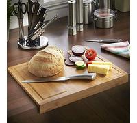 HomeZone Premium Organic Bamboo Chopping Board Extra Large Size Cutting Board 45cm x 35cm x 2cm. Best for Meat, Vegetables and Cheese. Professional Grade for Strength and Durability. Drip Groove