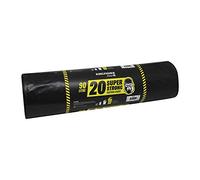HomeZone® Heavy Duty XL Bin Liners Bags Sacks Black Strong Rubble Sacks Refuse Sack Drawstring Wheelie Bin Various Sizes (20x Super Strong 90L Bin Liners)
