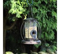 HomeZone Lantern Wild Bird Seed Feeders Waterproof Bird Feeders Hanging Mesh Guard Heavy Duty And Durable Nyjer Seed Feeder For Wild Birds Perfect For Garden Patio Outdoors