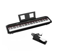 Homfan Beginner Digital Piano 88 Key Full Size Weighted Keyboard, Portable Electric Piano,Home Digital Pianos with Sustain Pedal, Power Supply