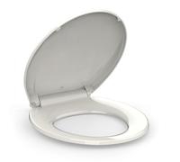 homfan ZP Toilet Seat, Biscuit, Round